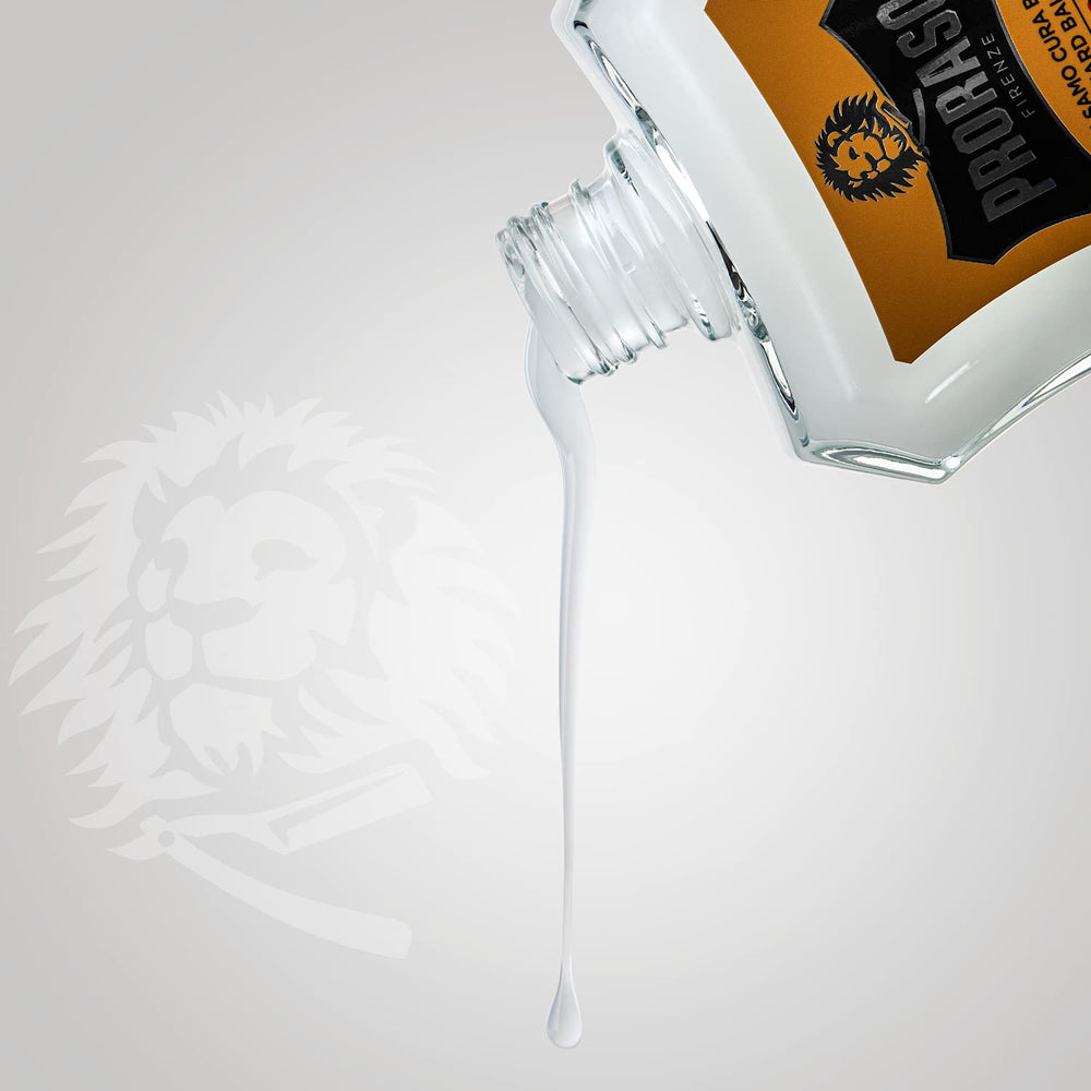 Proraso lifestyle vanity shot showing daily grooming benefit in bathroom setting