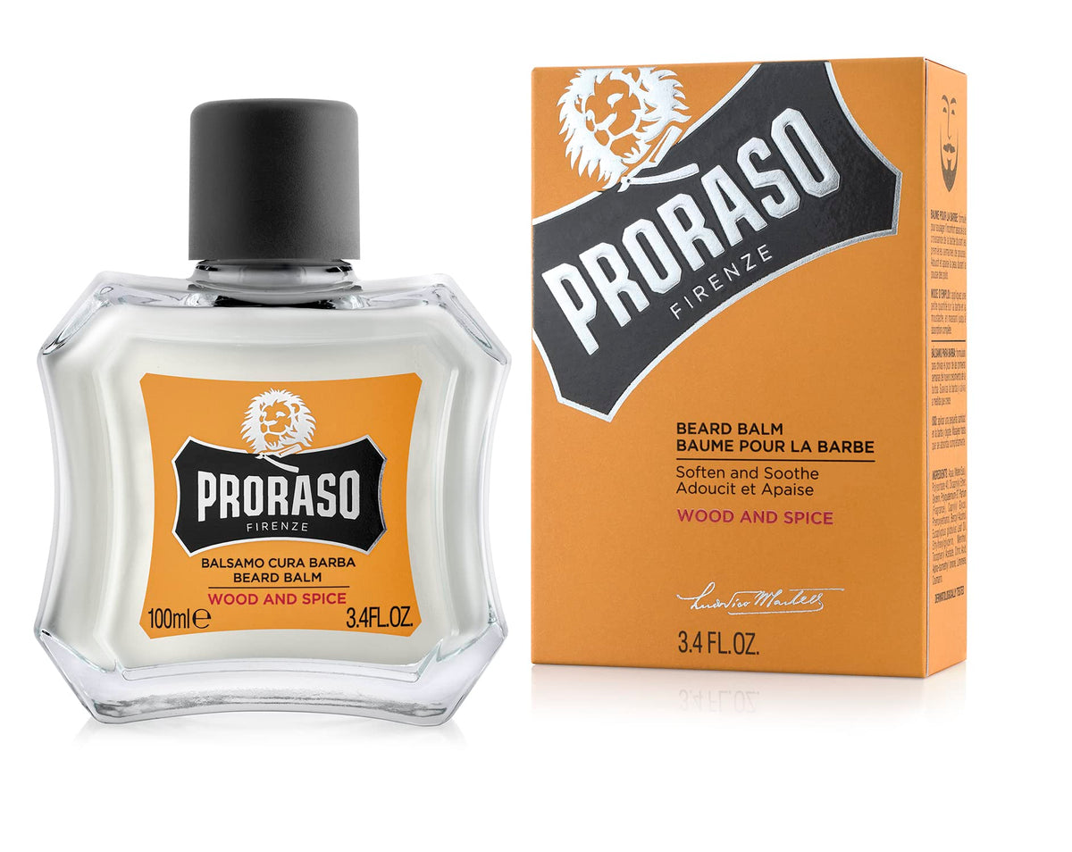 Proraso jar front view showing label and cedarwood scent for easy identification