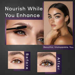 Prosa texture and lash application showing smooth creamy formula benefit