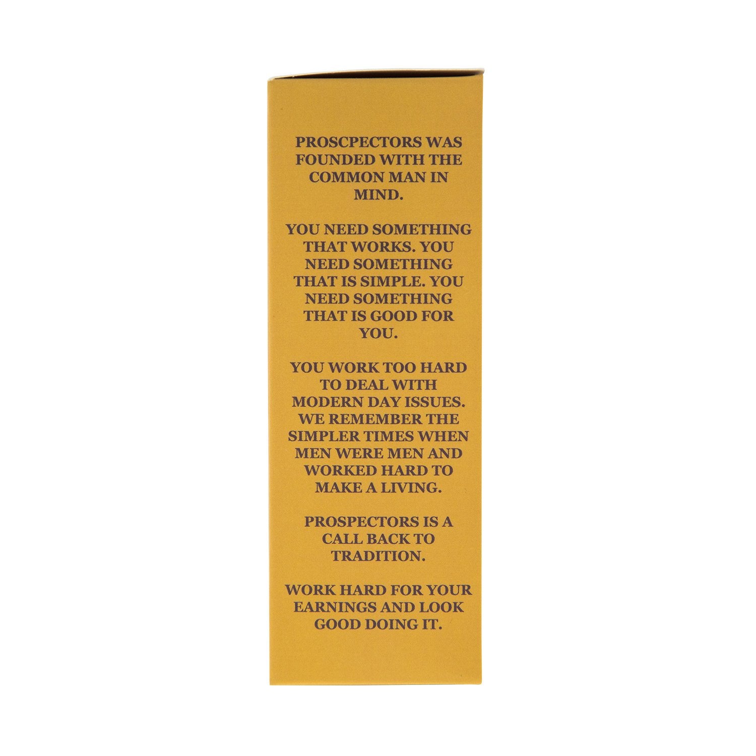 PROSPECTORS pomade scooped in hand to show scale and easy-to-dispense convenience