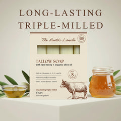 PROVENCE ESSENTIALS closeup of a single soap bar highlighting smooth finish and moisturizing benefit