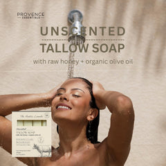 PROVENCE ESSENTIALS close-up foam texture showing creamy lather for gentle cleansing