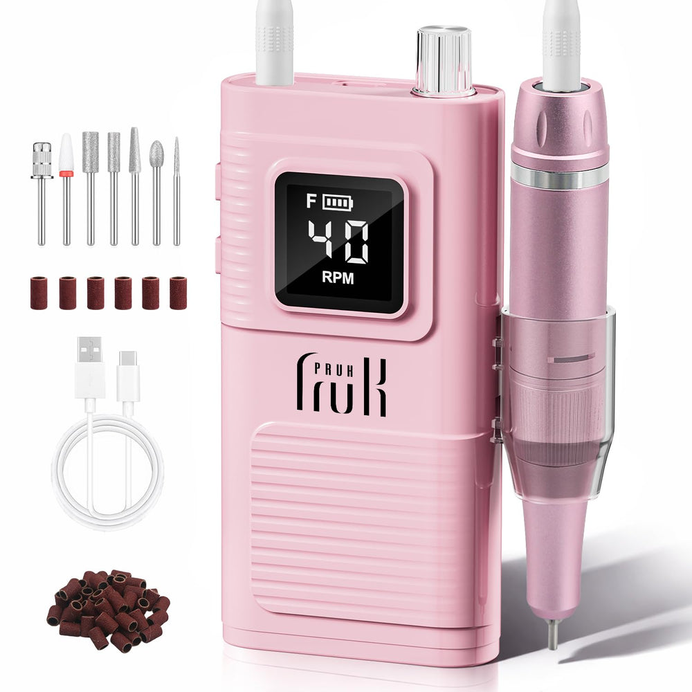 Pruk front view with LCD display showing speed and control — clear settings benefit