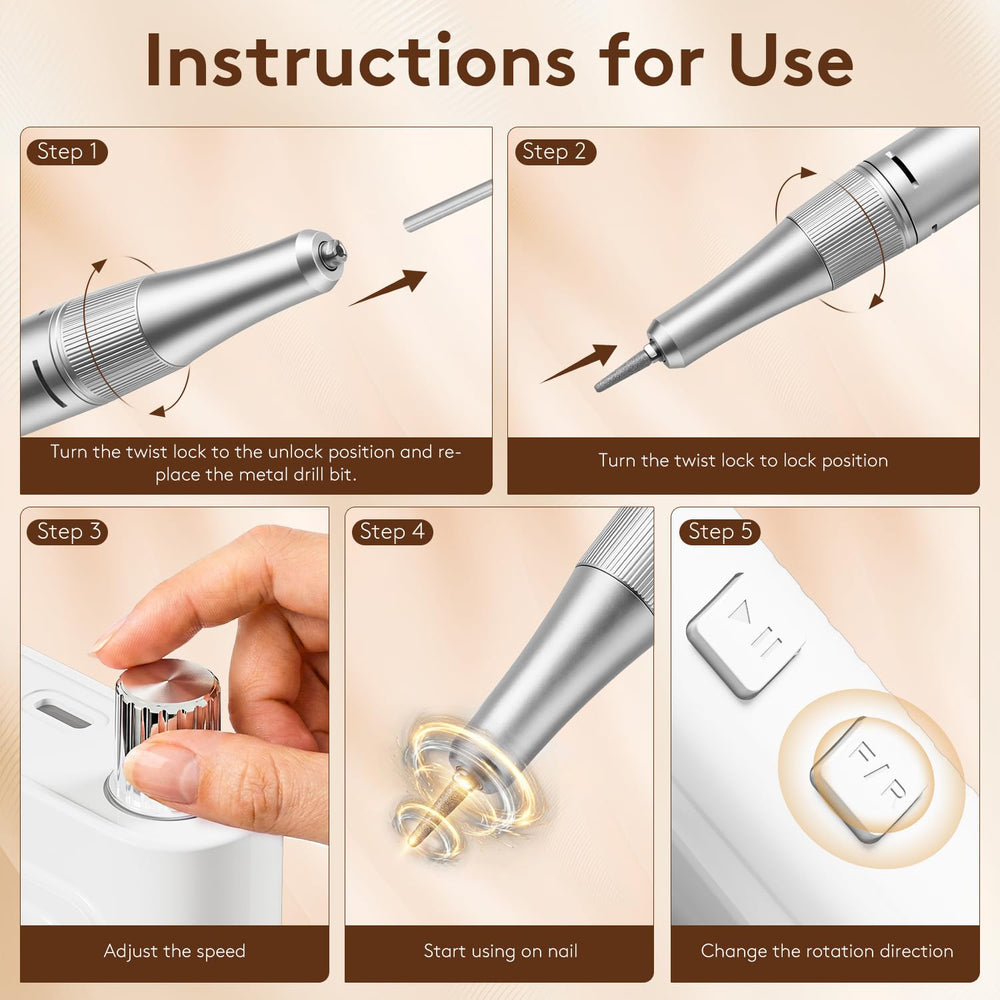 Pruk e-file in use at a salon station demonstrating professional performance benefit