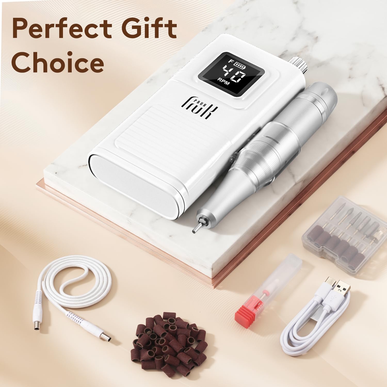 Pruk kit in an open travel case illustrating cordless convenience benefit