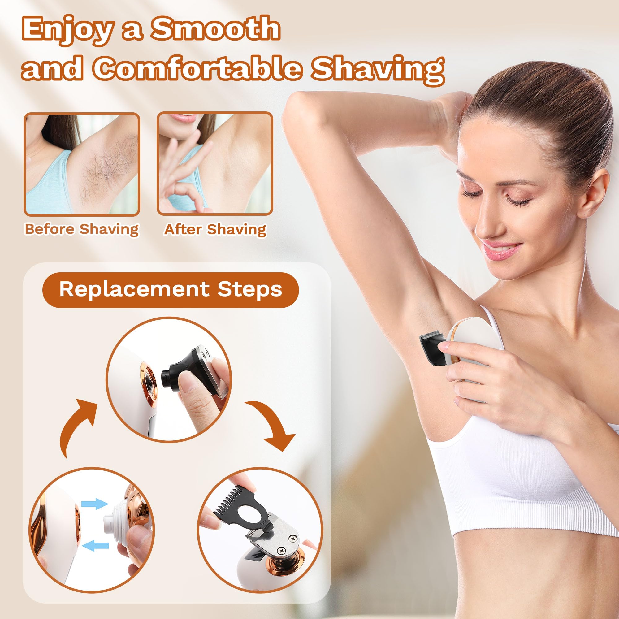 Psmicor included accessories laid out with USB cable and cleaning brush for complete kit