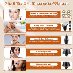 Psmicor close-up of 5D floating blades demonstrating rounded edges for gentle shaving