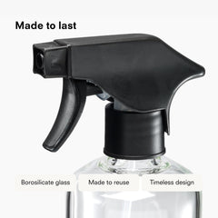 Public Goods bottle filled and staged in kitchen showing effortless daily cleaning convenience