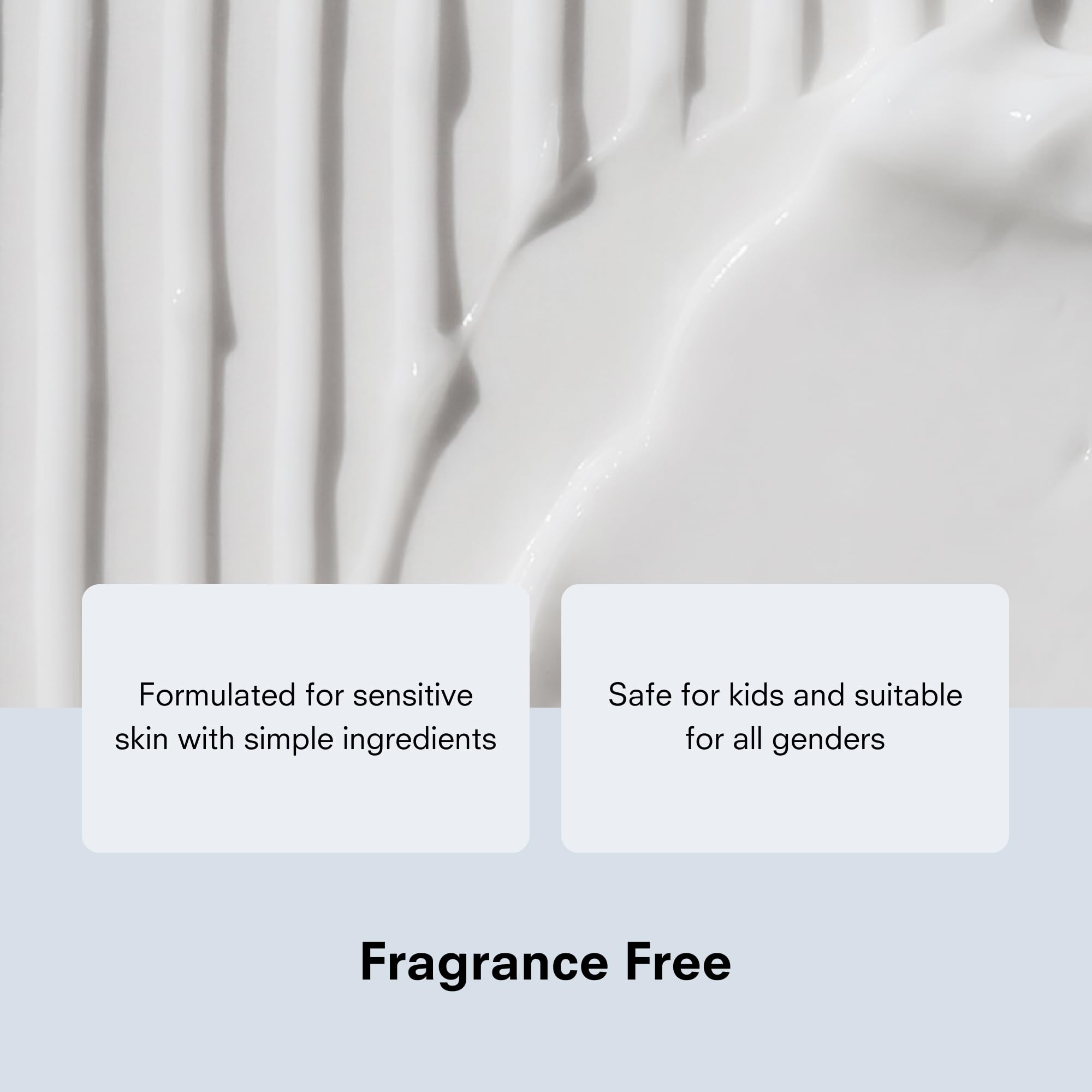 Public Goods lotion pouring close-up displaying smooth flow and easy refill benefit