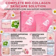 Puisa clear mask after absorption demonstrating visual results