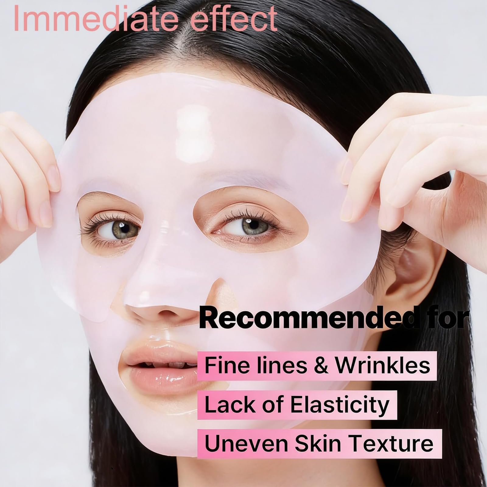 Puisa close-up hydrogel texture highlighting jelly adherence