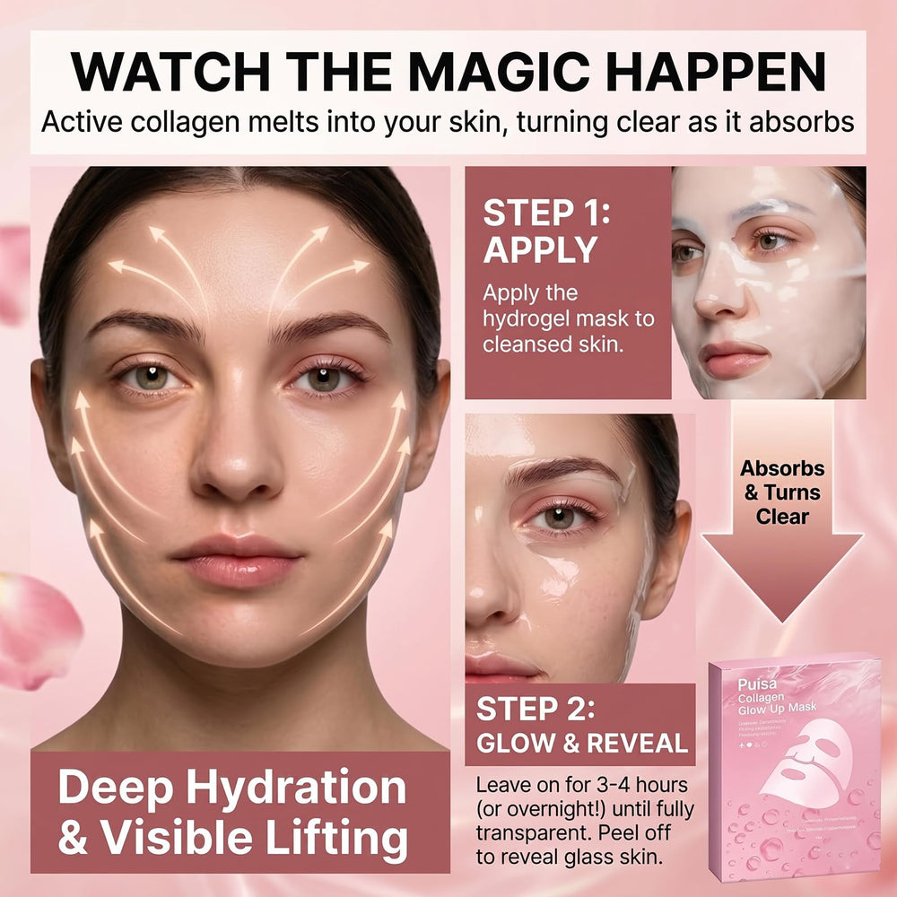 Puisa lifestyle bedroom scene showing night routine hydration