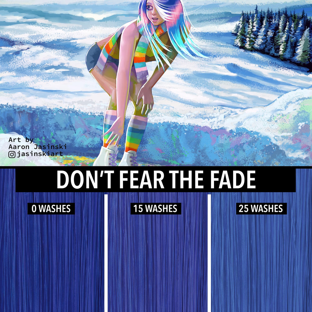 Pulp Riot color swatches showing mixes and clear dilution for customizable tones benefit