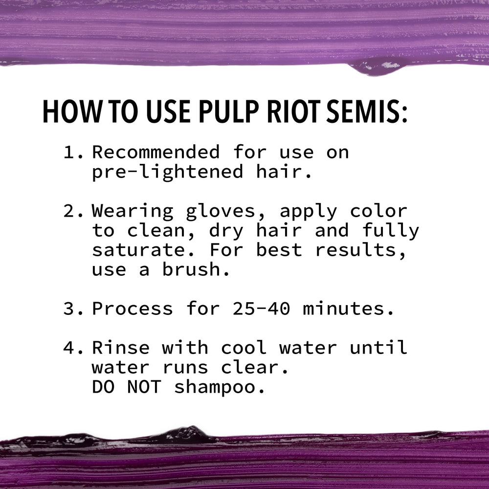 Pulp Riot mixed with clear illustrating how to create pastel or custom shades