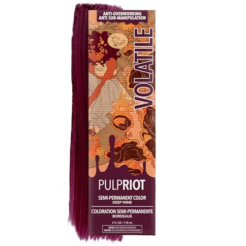 Pulp Riot front tube showing deep wine red shade and vibrant pigment benefit