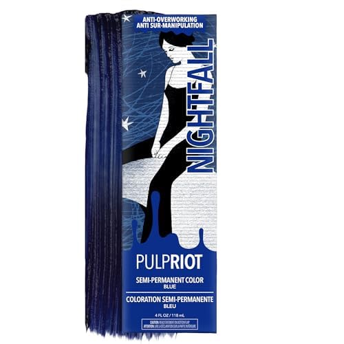 Pulp Riot tube front view showing Nightfall color and clear labeling for easy selection