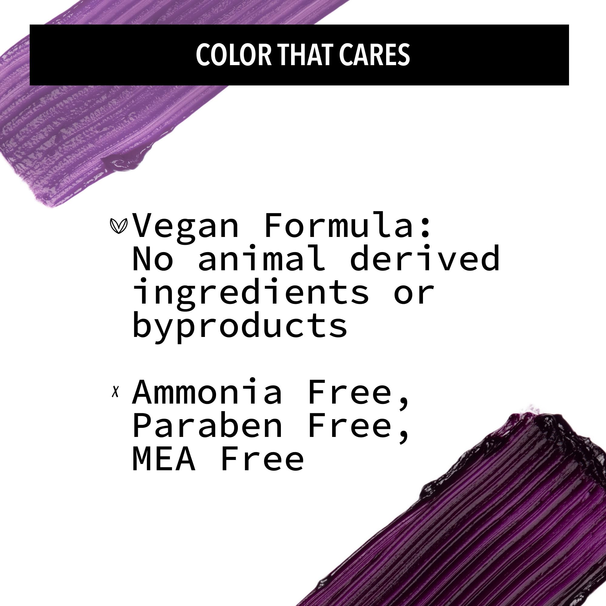 Pulp Riot mixed with clear to create a pastel plum variation