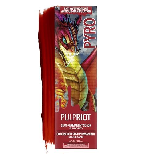 Pulp Riot front tube showing bold cool red color and branding, vivid result