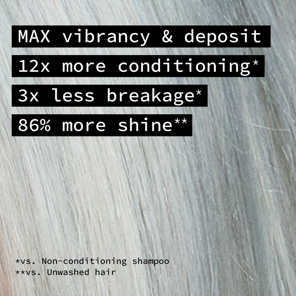 Pulp Riot application brush applying Silversmith to bleached hair for controlled placement