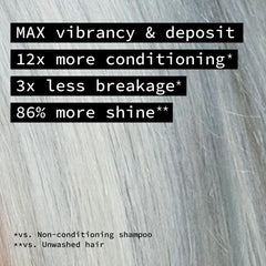 Pulp Riot application brush applying Silversmith to bleached hair for controlled placement