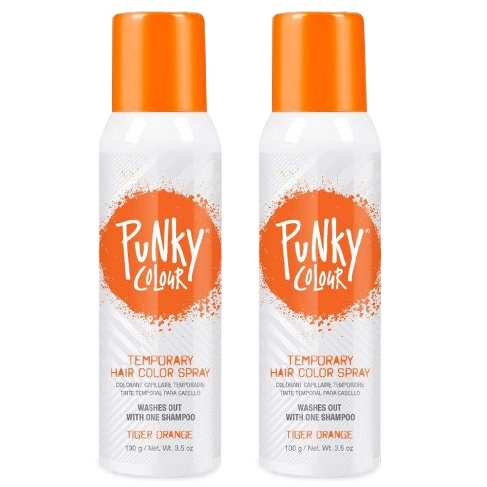 Punky front bottle showing vibrant tiger orange shade and instant styling benefit