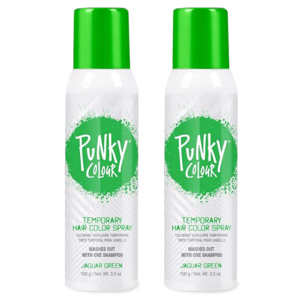 Punky front packaging showing jaguar green spray, clear product identity and benefit