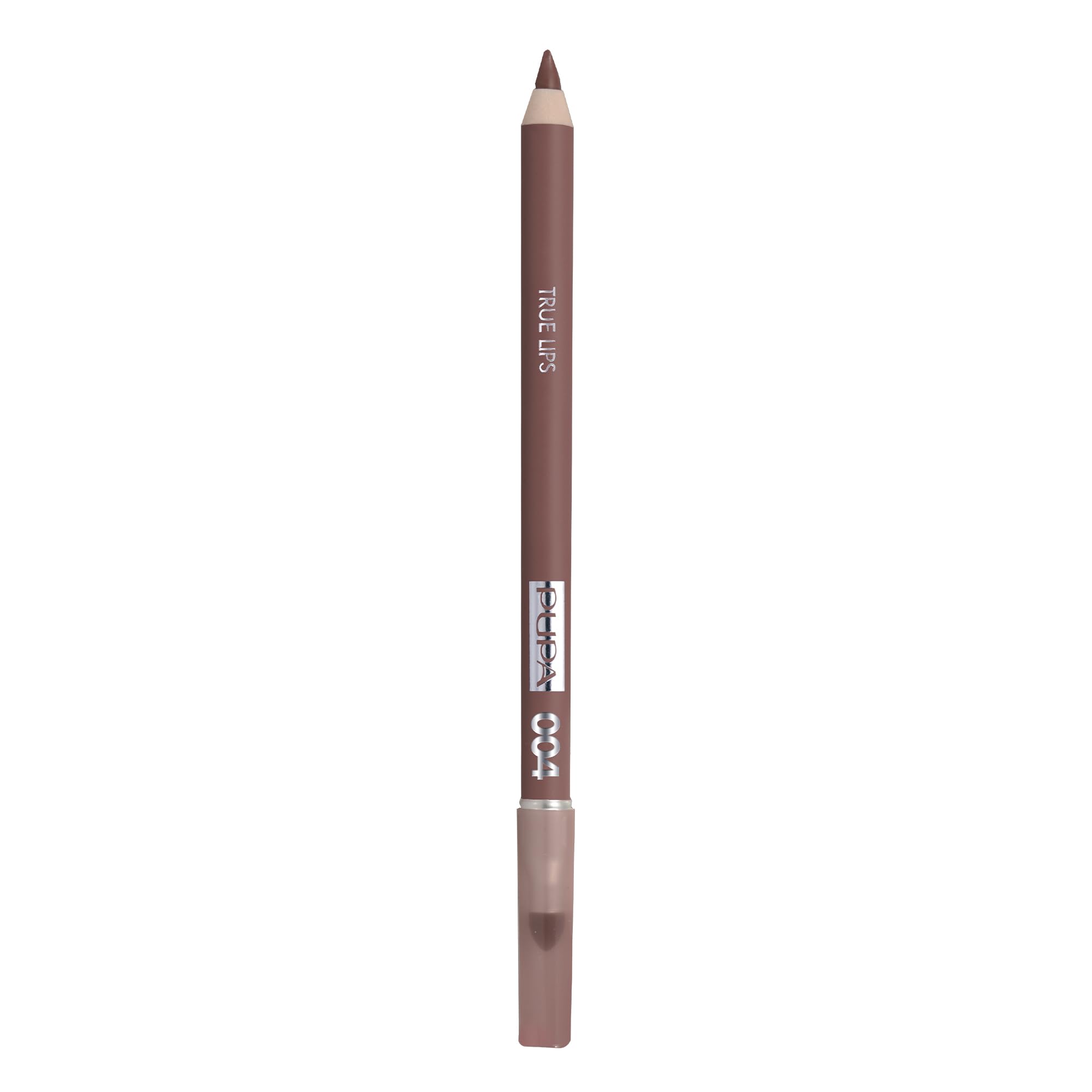 Pupa Milano True Lips texture close-up of creamy matte tip highlighting smooth, hydrating application