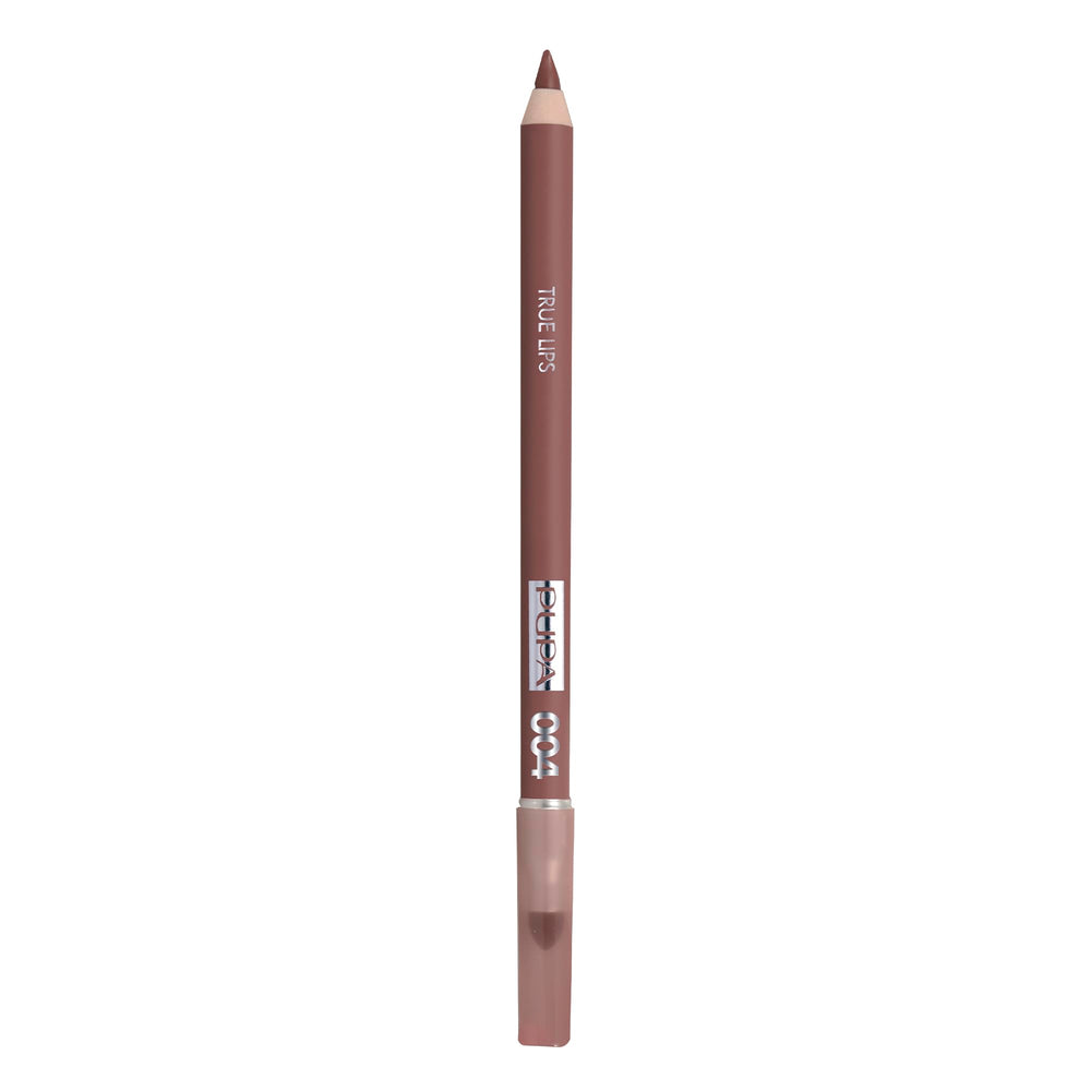 Pupa Milano True Lips texture close-up of creamy matte tip highlighting smooth, hydrating application