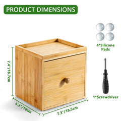 PUPOMIO top tray filled with skincare for tidy daily-access benefit