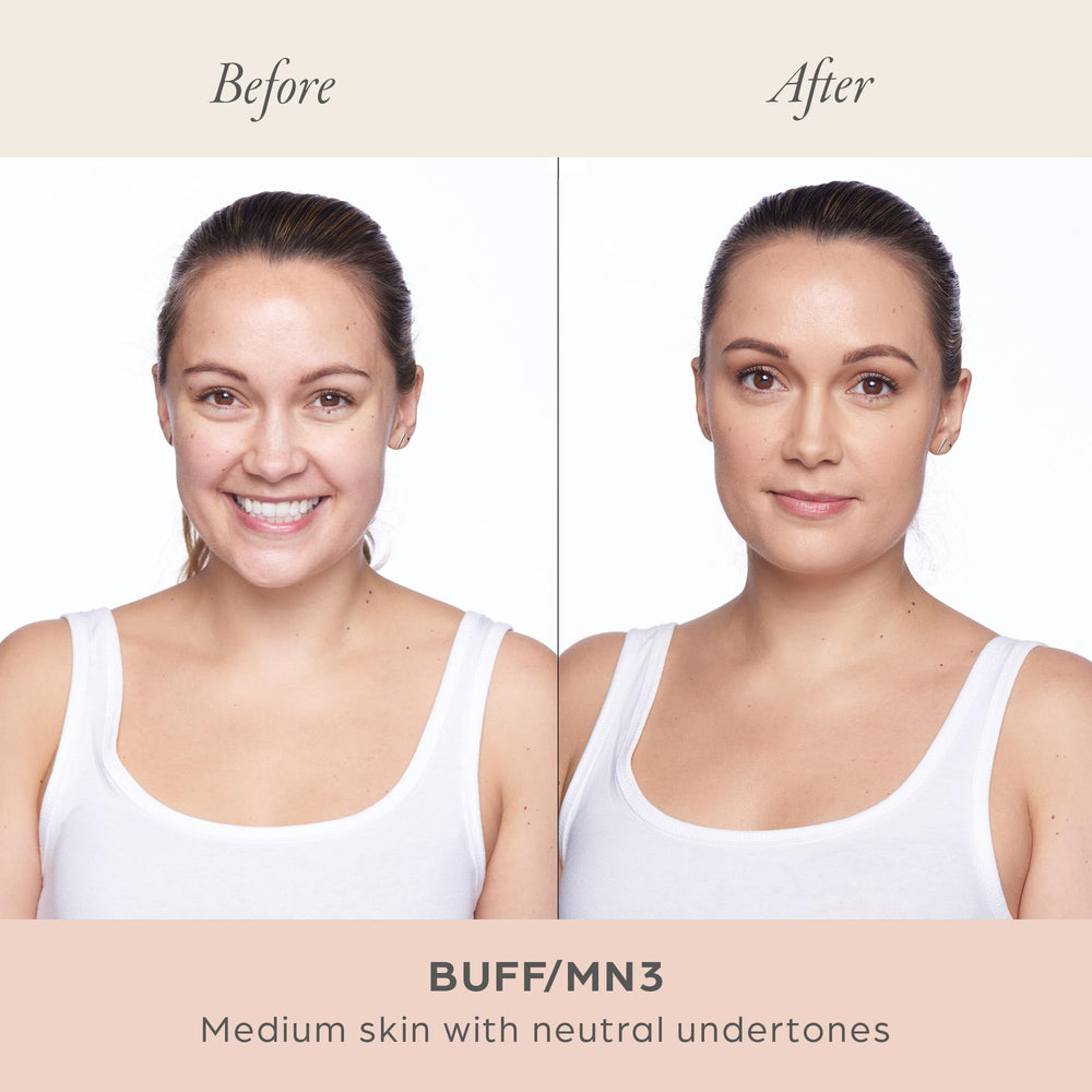 PÜR pump dispensing foundation for smooth, all-over application convenience