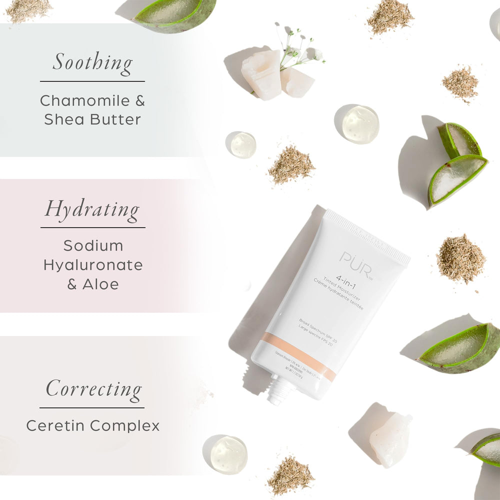 PÜR MINERALS blending with fingers for quick even coverage benefit