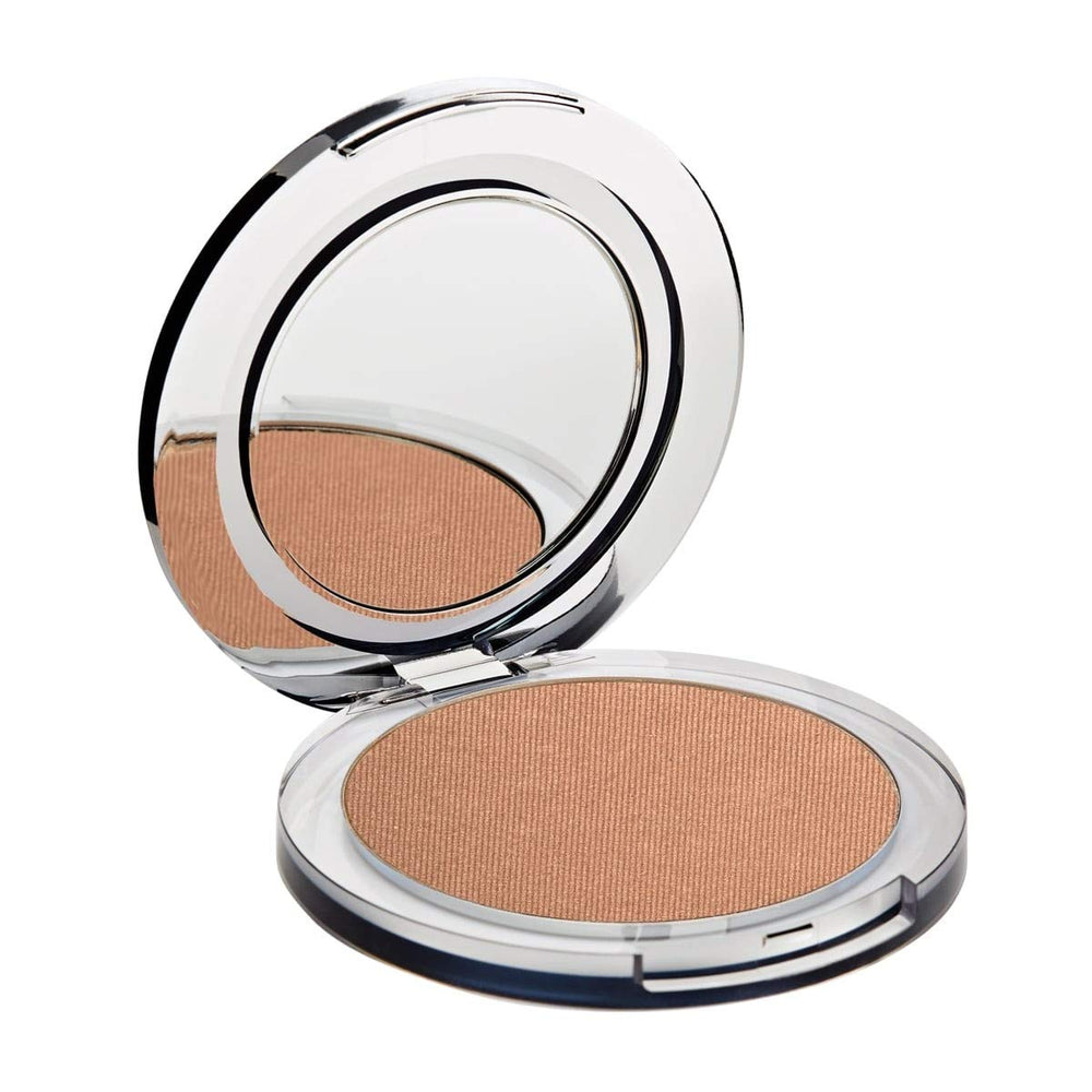 PÜR MINERALS bronzer label detail showing product information and clean formulation benefit