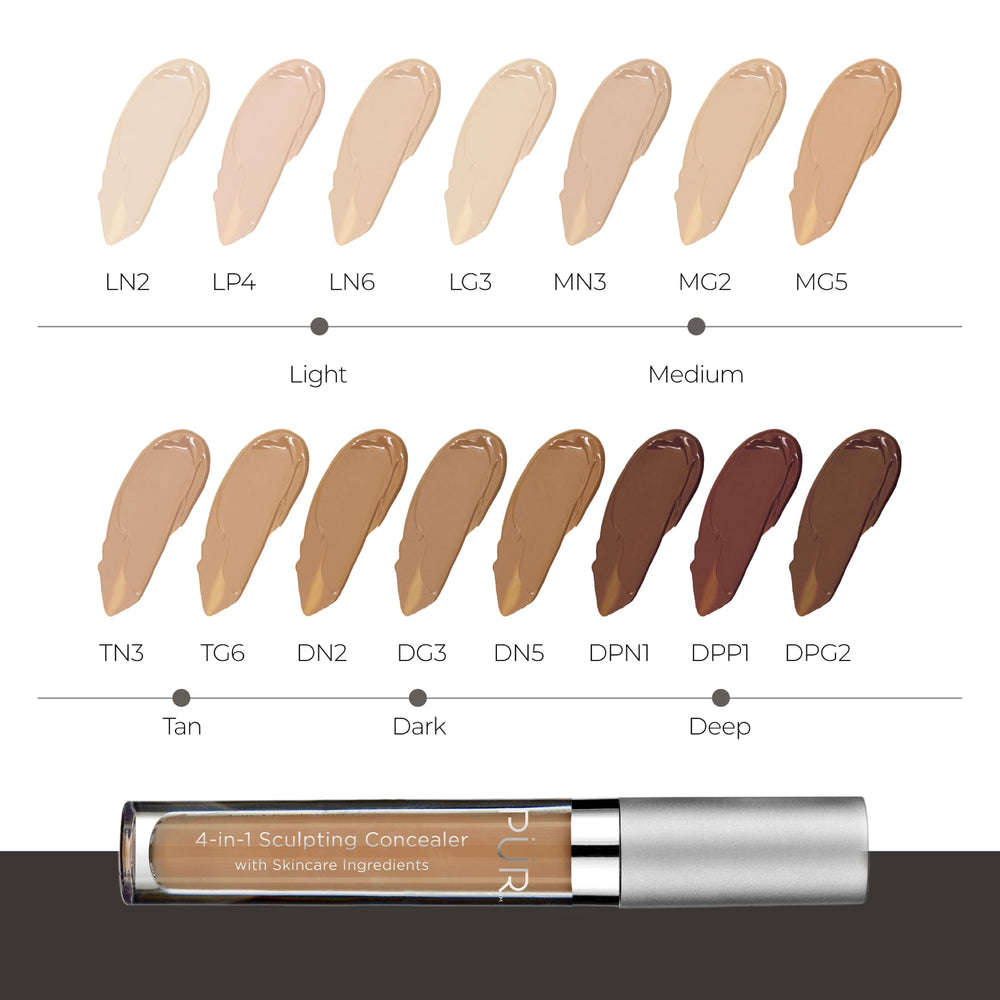 Model using PÜR MINERALS for cheek contour and highlight to sculpt features