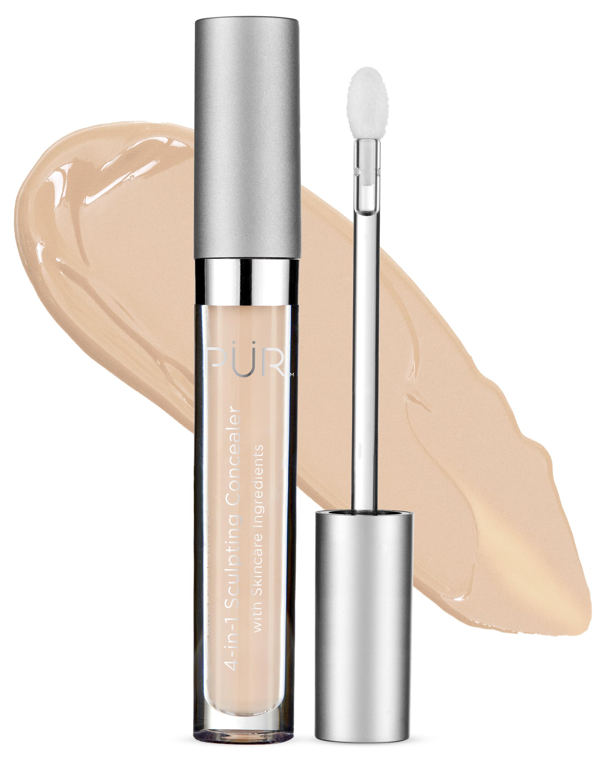 PÜR MINERALS push-up tube front view showing compact portable design and clean finish