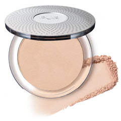 PÜR MINERALS compact front packaging showing clean design and portability benefit