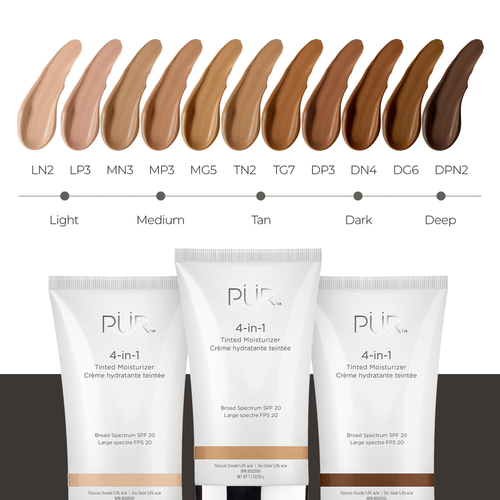 PÜR MINERALS label close-up featuring Ceretin Complex ingredient benefit