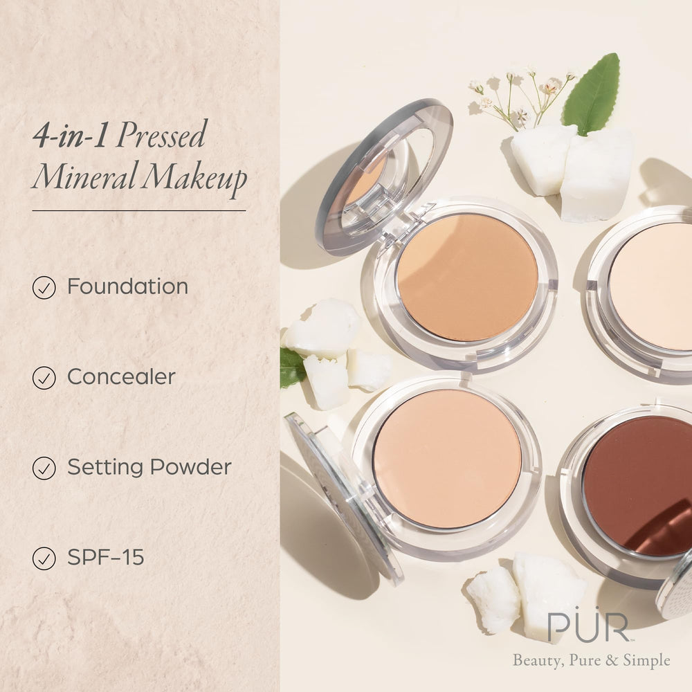 PÜR MINERALS powder close-up texture highlighting smooth finish and blendability benefit