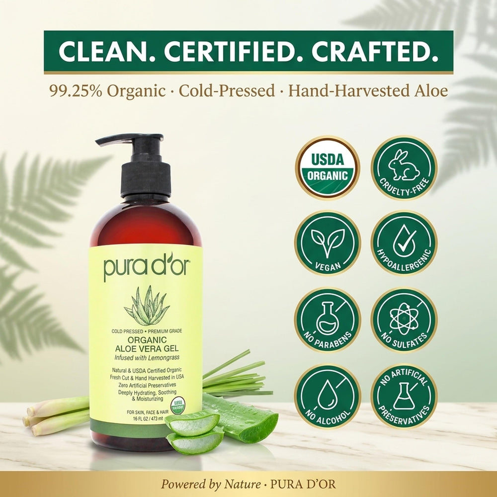 PURA D'OR jar on bathroom shelf in lifestyle scene promoting daily use