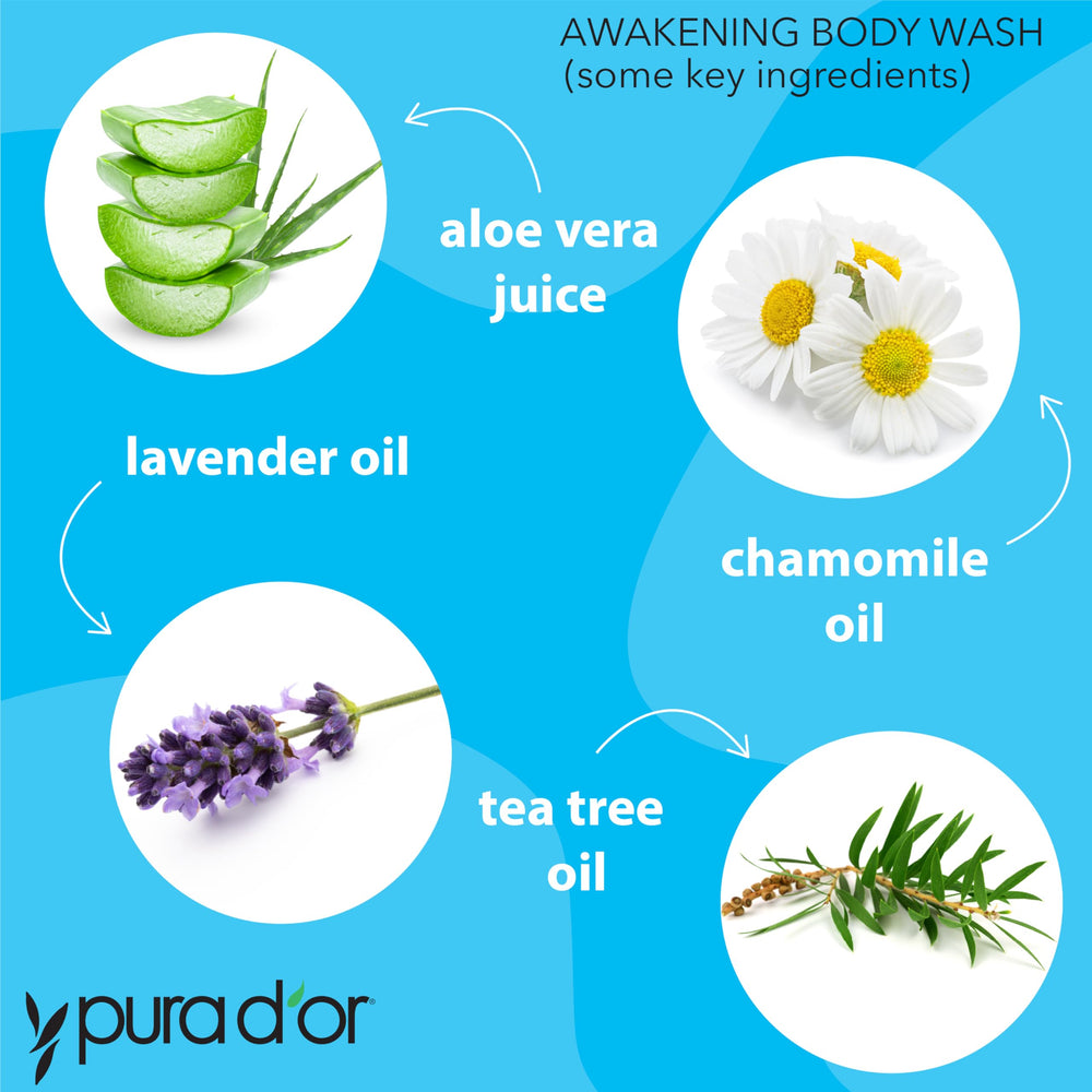 PURA D'OR texture lather demonstrating gentle foam and effective cleansing benefit