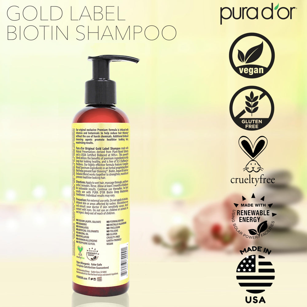 PURA D'OR key ingredients arranged with pumpkin seed and nettle to show natural nourishment
