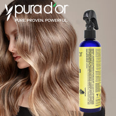 PURA D'OR texture on hand showing lightweight finish and non-greasy feel