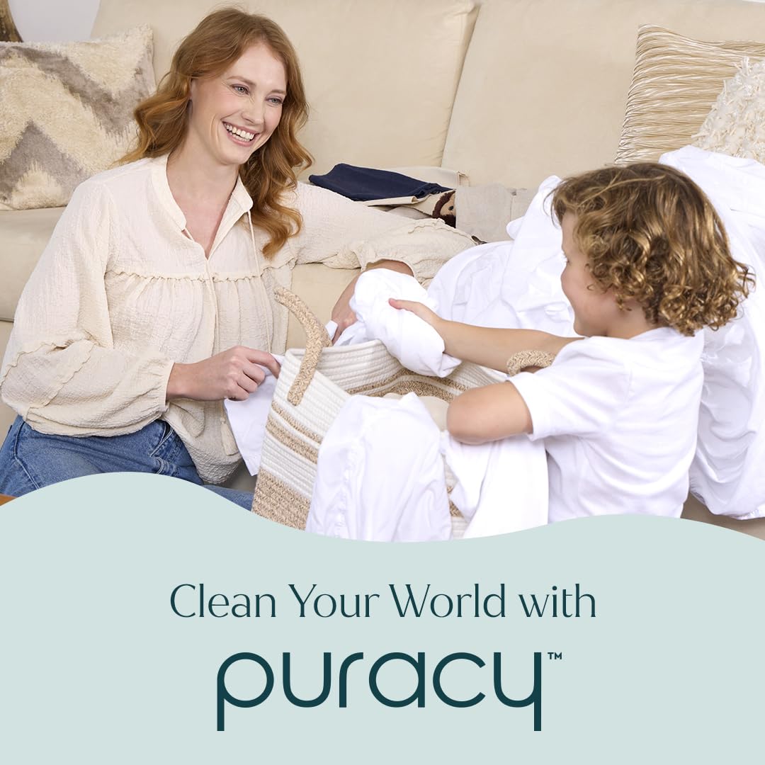 Puracy in a bathroom lifestyle setting showing family-friendly benefits