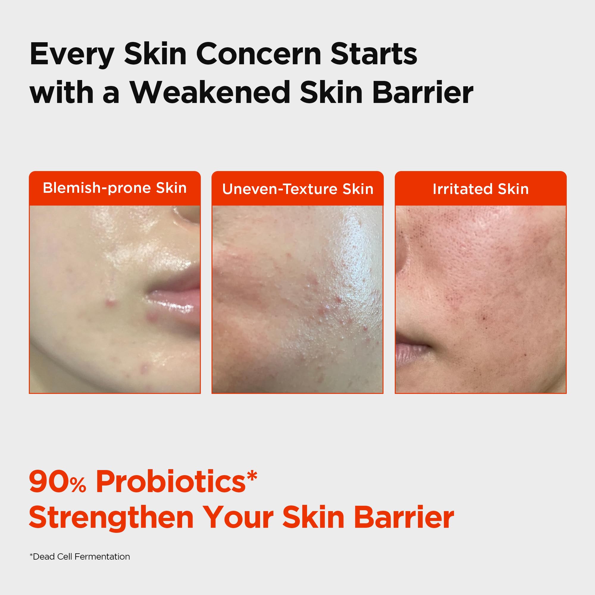 PURCELL ingredient label highlighting five-ingredient formula and minimal irritant approach