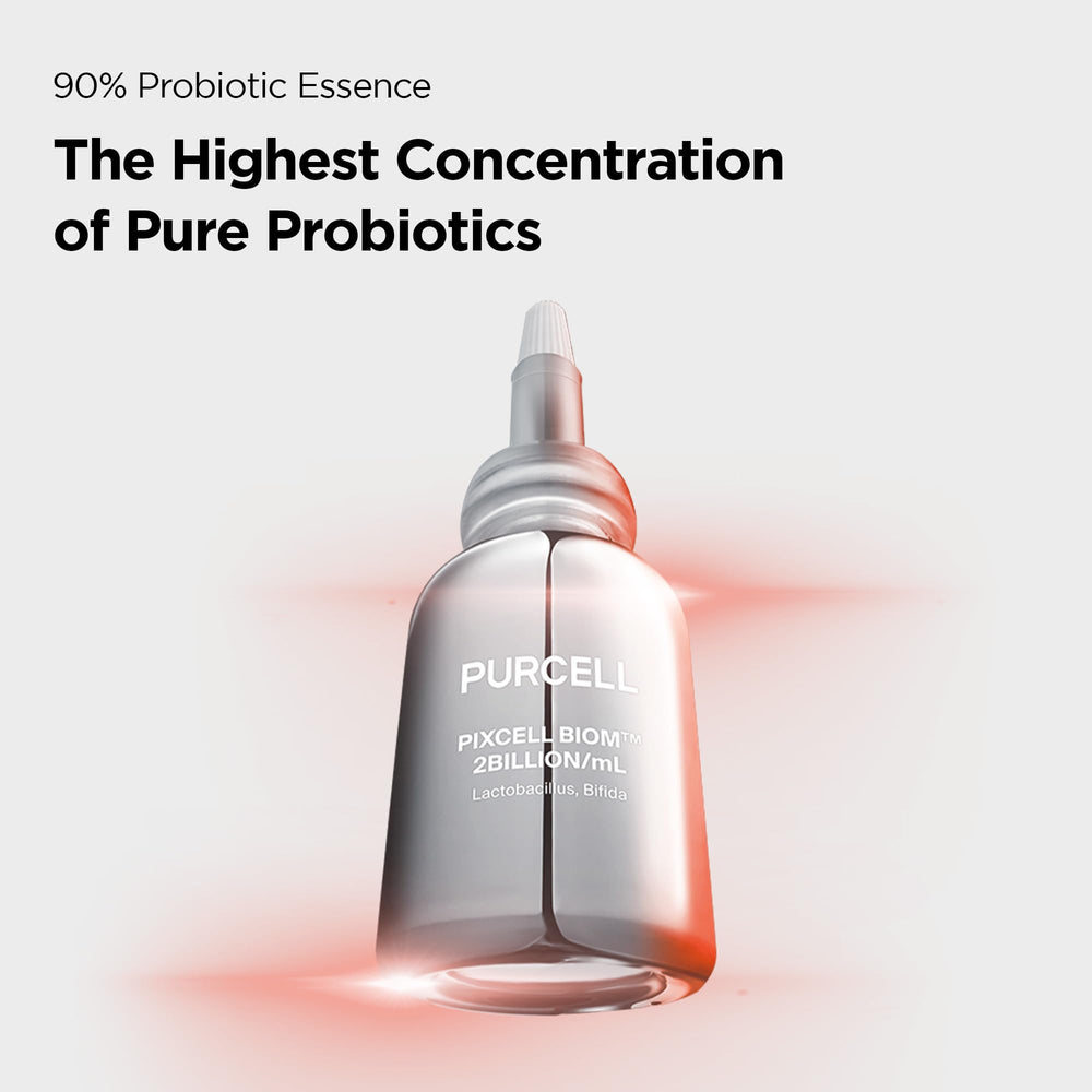 PURCELL close-up of water-like serum texture showing lightweight hydration benefit