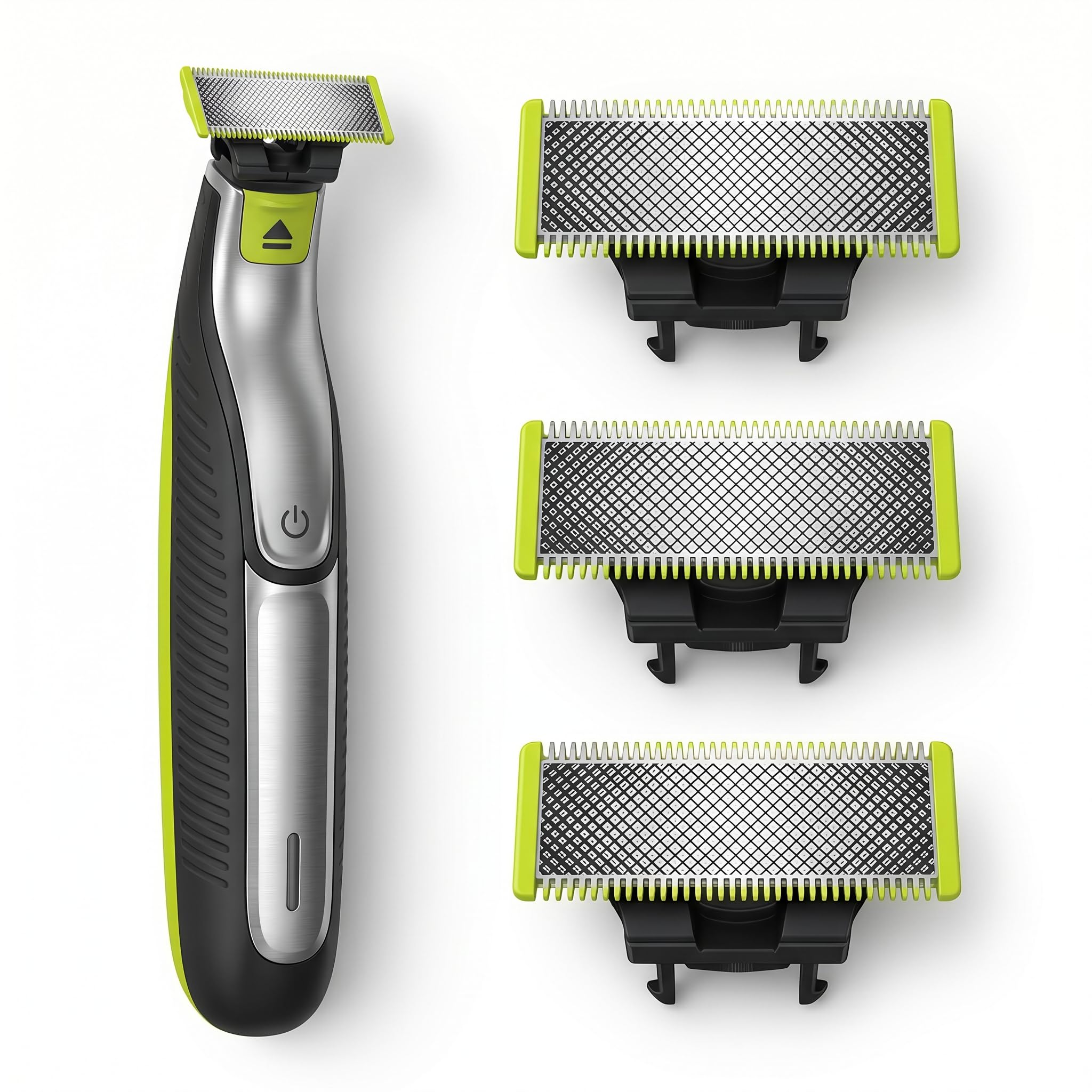 PURCHASE 2 QUICK front packaging showing three replacement blades and benefits