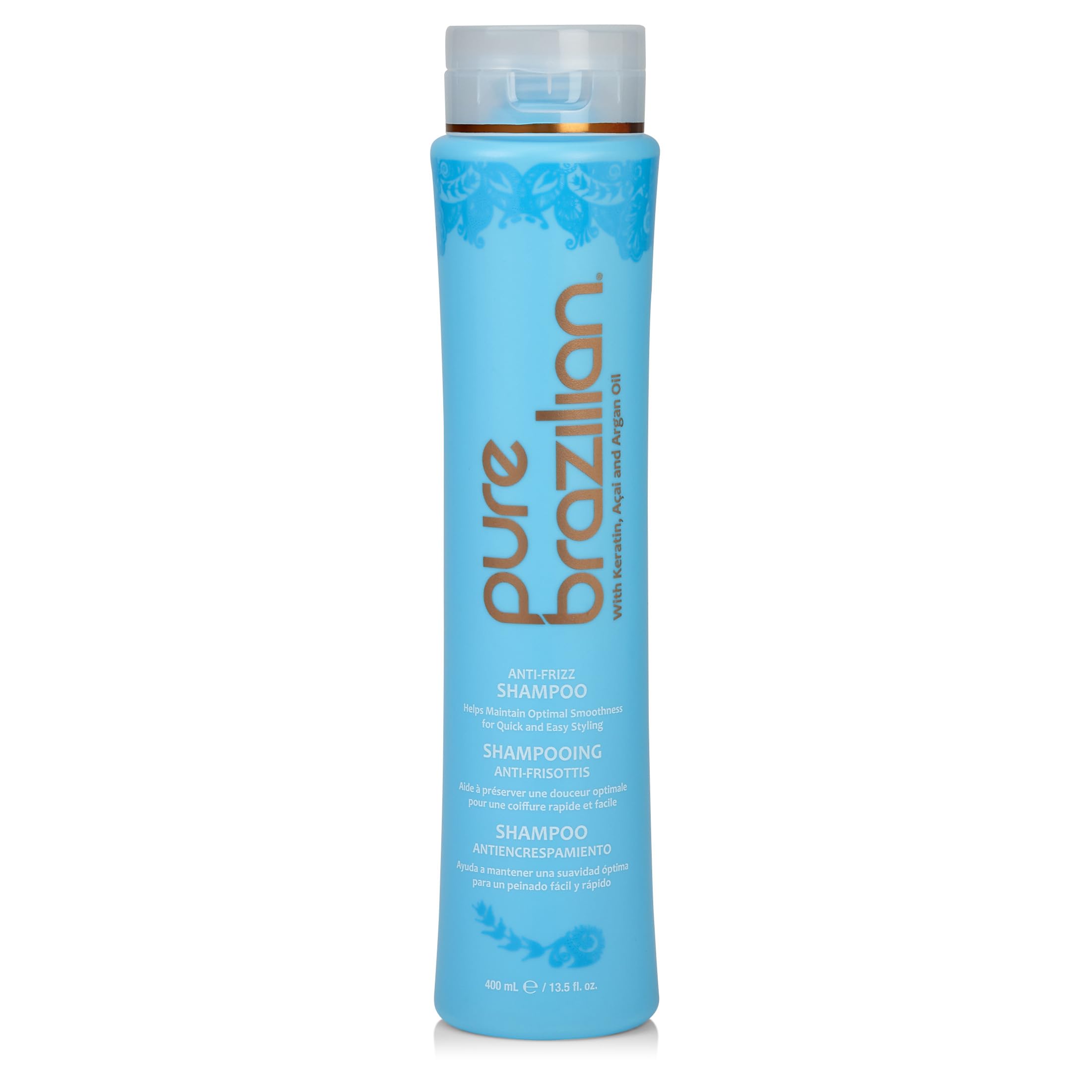 Pure Brazilian front packaging showing bottle and brand for confident shelf presence