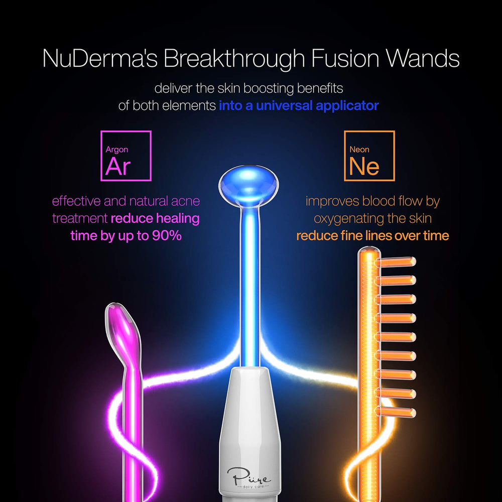 Pure Daily Care bent wand detail showing precision reach for facial contours