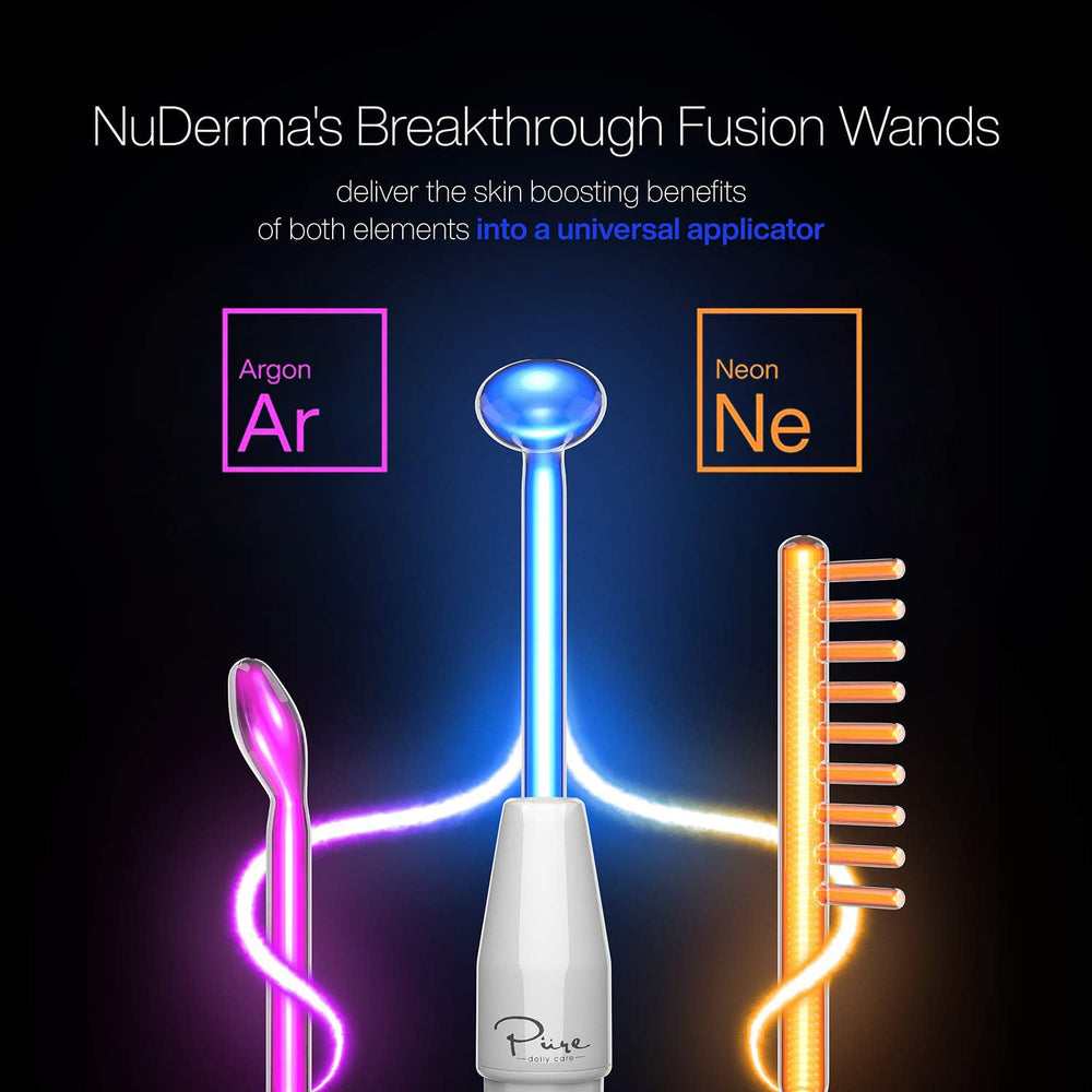 Pure Daily Care NuDerma Clinical applicators laid out for versatile treatments