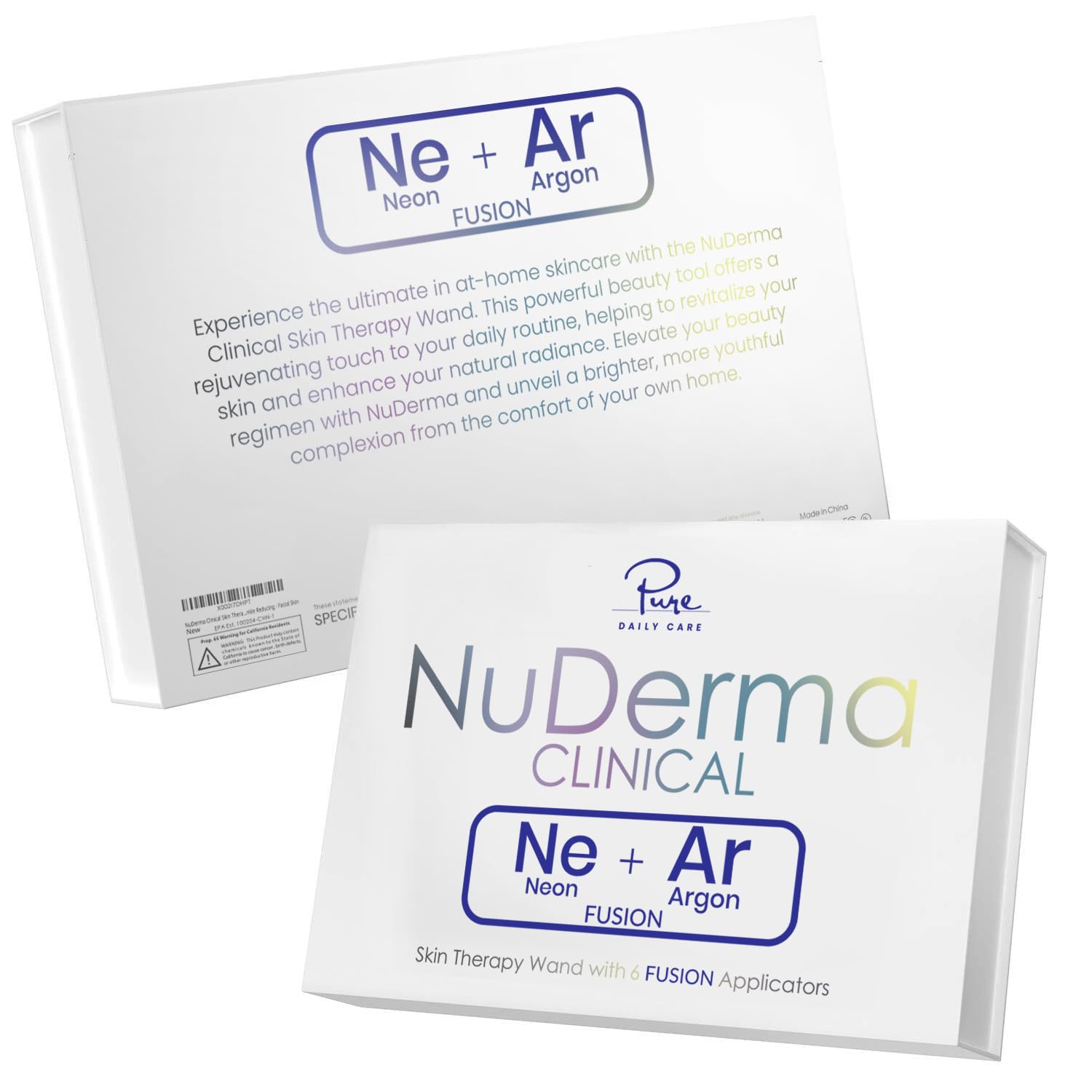 Pure Daily Care NuDerma Clinical packaging and guides for easy startup