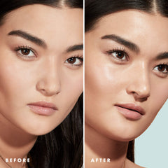 Pure Minerals open jar showing smooth primer texture for easy blending benefit